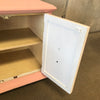 Pink Two Door Side Cabinet/End Table