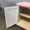 Pink Two Door Side Cabinet/End Table