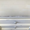 White Three Drawer Chest of Drawers