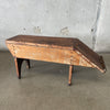 Antique Primitive Pig Bench