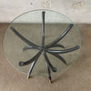 1950's Spider Legs/Glass Top Side Table