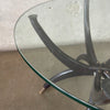 1950's Spider Legs/Glass Top Side Table