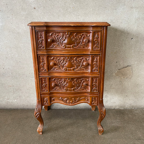 Antique Carved Wood Cabinet