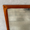 Mid Century Modern Danish Teak Wood Frame Mirror By Aksel Kjersgaard Odder