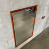 Mid Century Modern Danish Teak Wood Frame Mirror By Aksel Kjersgaard Odder