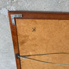 Mid Century Modern Danish Teak Wood Frame Mirror By Aksel Kjersgaard Odder