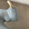 Post Modern Ceramic Bull Signed By Jack Black, 1985