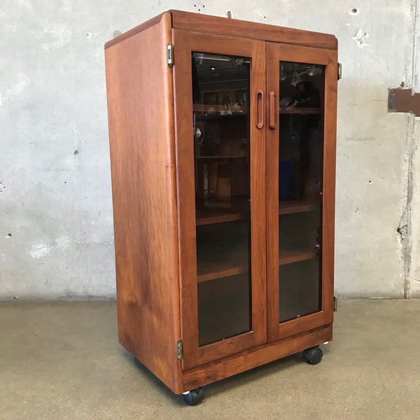 Mid Century Liquor Cabinet on Wheels #1