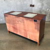 Dixie Custom Dresser w/Brick Glass on Top