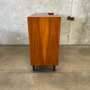 Mid Century Walnut Roll Top Desk By Hooker Furniture "Mainline"