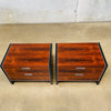 Pair of Rosewood Nightstands By Robert Baron for Glenn of California