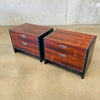 Pair of Rosewood Nightstands By Robert Baron for Glenn of California