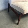 Mid Century Walnut Sofa & Two Chair Set