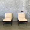 Mid Century Walnut Sofa & Two Chair Set