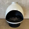 Vintage Mid Century Modern Grey Malm "Fire Drum 3" Gas Fireplace