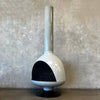 Vintage Mid Century Modern Grey Malm "Fire Drum 3" Gas Fireplace