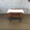 Greta Grossman Walnut & Laminate Side Table