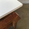 Greta Grossman Walnut & Laminate Side Table