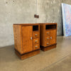 Pair of N.E Corengia Art Deco Night Stands