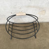 Vintage Wrought Iron Mid Century Modern Log Holder