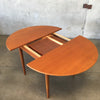 Vintage Danish Teak Butteryfly Leaf Dining Table