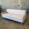 Vintage Mid Century Modern Freshly Upholstered Sofa