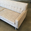 Vintage Mid Century Modern Freshly Upholstered Sofa