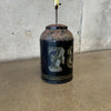 Vintage Tea Canister Lamp - Made in Italy