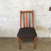 Set of Six Vintage Teak Dining Chairs