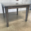 Galvanized Steel Top & Wood Dining Table