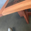 Danish Teak & Slate Side Table