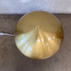 Mid Century Modern Style Mushroom Table Lamp Golden Brass Color