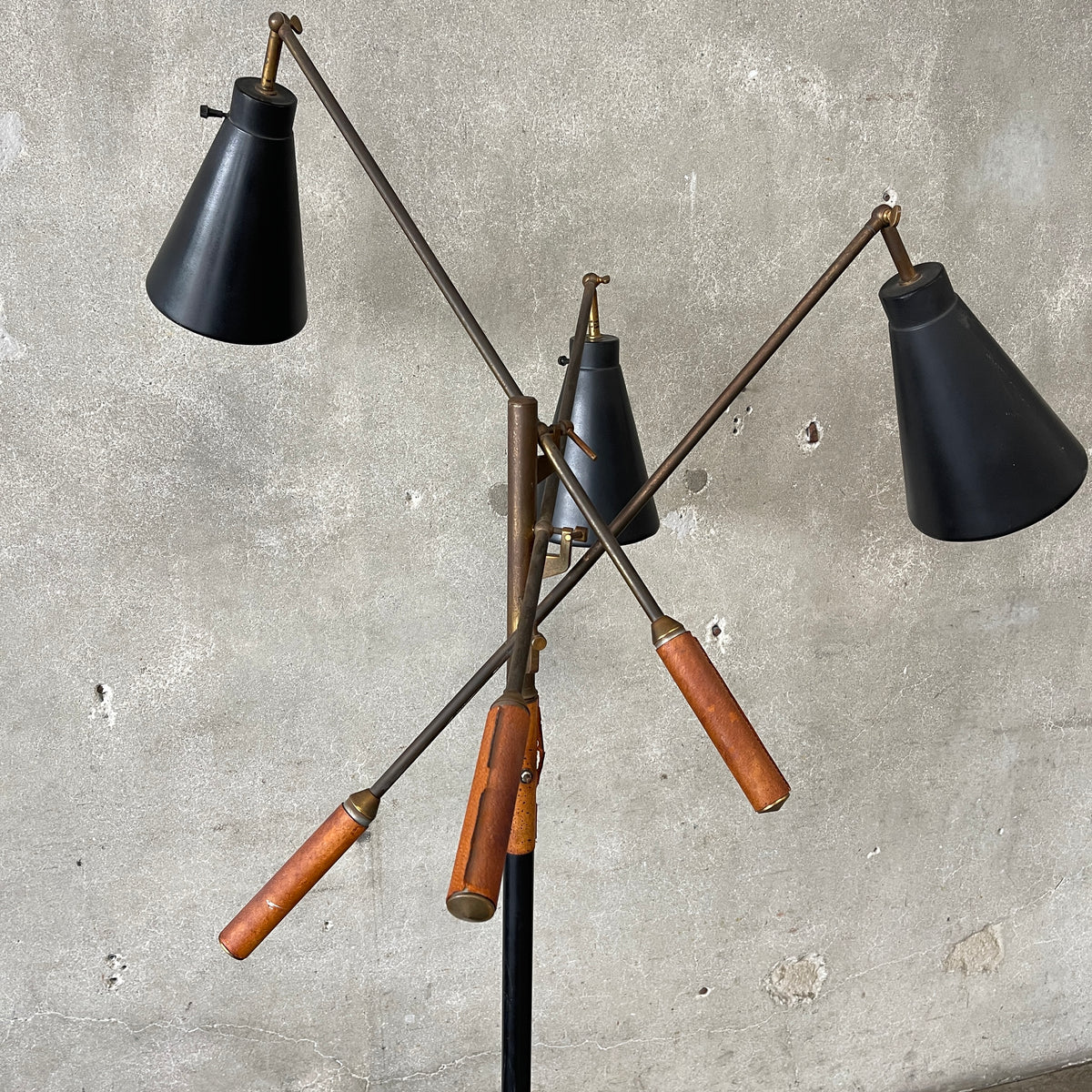 MCM Triennale Floor Lamp Designed By Angelo Lelli, Italy