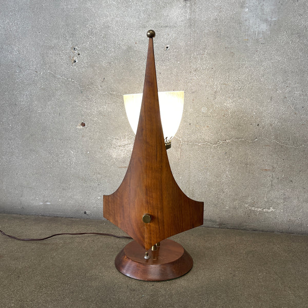 Mid Century Modern Brasilia Style Table Lamp