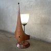 Mid Century Modern Brasilia Style Table Lamp