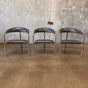 Set of Three Post Modern Tripod Chairs By Sergio Orozco For Brueton