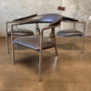 Set of Three Post Modern Tripod Chairs By Sergio Orozco For Brueton