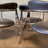 Set of Three Post Modern Tripod Chairs By Sergio Orozco For Brueton