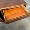 Pair of Mid Century Walnut Nightstands By Thomasville