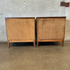 Pair of Mid Century Walnut Nightstands By Thomasville