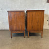 Pair of Mid Century Walnut Nightstands By Thomasville