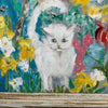 Impressionist Cat Painting