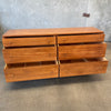 Mid Century Teak Six Drawer Dresser