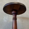 Antique Walnut Pedestal Plant Stand