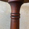 Antique Walnut Pedestal Plant Stand