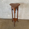 Antique Arts & Crafts Liberty Style Oak Art Deco Pedestal Plant Stand