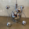 1970s Italian Chrome Chandelier By Goffredo Reggiani