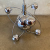 1970s Italian Chrome Chandelier By Goffredo Reggiani