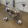 1970s Italian Chrome Chandelier By Goffredo Reggiani