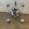 1970s Italian Chrome Chandelier By Goffredo Reggiani